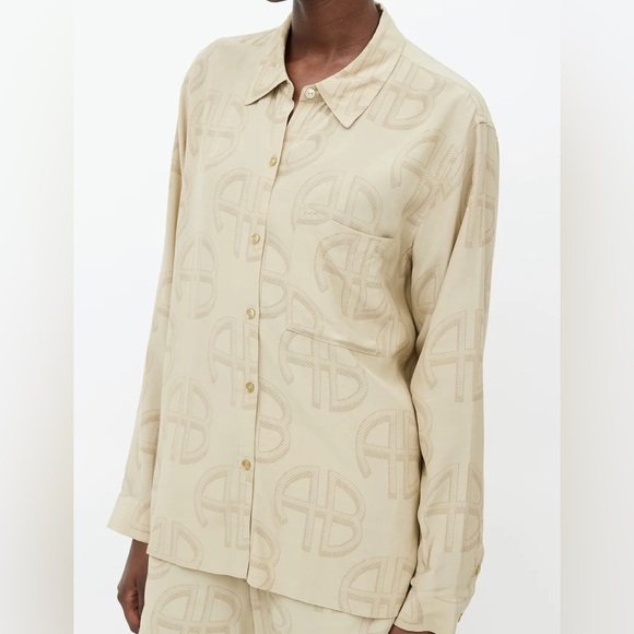 Anine Bing monogram co ord set xs - Picture 3 of 6